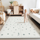 PIGLOG Baby Foam Play Mat, 72x48 Crawling Mat, Floor Mats for Kids for Baby with Interlocking Floor Tiles, Toddler Play Mats for