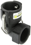 Banjo 200D90 Polypropylene Cam & Groove Fitting, 90 Degree Elbow, 2 Female Coupler x NPT Female