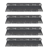 Trendivibe 100 Pieces Garden Plant Clips Flower Vine Clips For Climbing Plants Cucumber Black