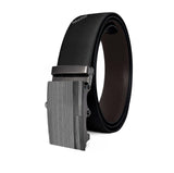 Aakarshini Slim Autolock Genuine Leather Belt For Men Reversible Sleek Buckle, Formal Clean Look Belt