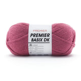 Premier Basix DK Weight Yarn, Soft Acrylic, Affordable, Machine Washable 114216 Rose