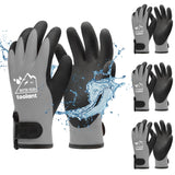 toolant 100% Waterproof Gloves Bulk for Cold Weather, 3 Pairs, Winter Work Gloves for Men Touchsreen, Warm Freezer Gloves, Therm