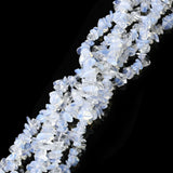 LAIDANLA White Opalite 400pcs Natural Chip Stone Beads 5-8mm Healing Crystal Irregular Gemstones Drilled DIY Loose Rocks Bead Cr