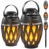 Xpoovv Waterproof Outdoor Bluetooth Speaker with LED Torch, Cool Birthday Gift for Him, Dad, Boyfriend, for Patio, Garden, Campi