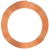 Yaocom Copper Tube 1/4 OD x 7/16 ID x 10 Ft Refrigeration Copper Tubing T2 Copper Tube Soft Coil Copper Tubing for Air Condition