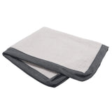 Furhaven Replacement Dog Bed Cover Sherpa & Suede Mattress, Machine Washable - Gray, Jumbo (X-Large)