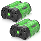 2Packs 5000mAh Replacement for EGO Battery 56V Compatible with EGO 56 Volt Lithium Battery Power+ Tools BA2800 BA4200 BA4200T CS