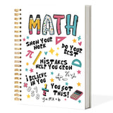 OHDCE Math Gifts Spiral Notebooks, Mathematics Teacher Gifts for Women Men Journal Notebook, Gift for Math Lovers Journals for W