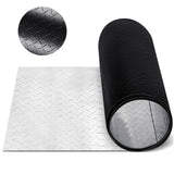 Yaocom 24x 96 x 0.06 1060 Black Aluminum Diamond Plate Metal Aluminum Cross Pattern Plate for Cargo Trailer Siding RV Siding Ram