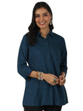 Libas Women'S Solid Straight Tunic Shirt (58210_Green