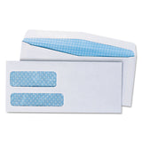 Universal 36301 Double Window Check Envelope, #9, 3 7/8 x 8 7/8, White, 500/Box