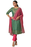Aurelia Women's Polyester Set (22AUD10496-503894_Green