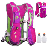 TRIWONDER Running Vest for Men Women Hydration Backpack Water Pack 5.5L Lightweight Runner Marathon Trail Hiking Cycling (Rose R