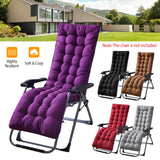 KOCASO 67x22x3in Chaise Lounger Cushion Bench Patio Recliner Rocking Chair Sofa Mat Deck Chair Cushion Indoor Outdoor Furniture