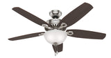 Hunter 52 inch Indoor Ceiling Fan with LED Light - Ceiling Fan with Pull Chain, For Bedroom or Living Room, Standard Mount, No R