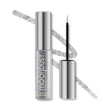 URBAN DECAY Moondust Liquid Glitter Eyeliner (Glamrock - Silver Glitter), Sparkly Eye Liner, Glitter Eyeshadow Topper, Universal