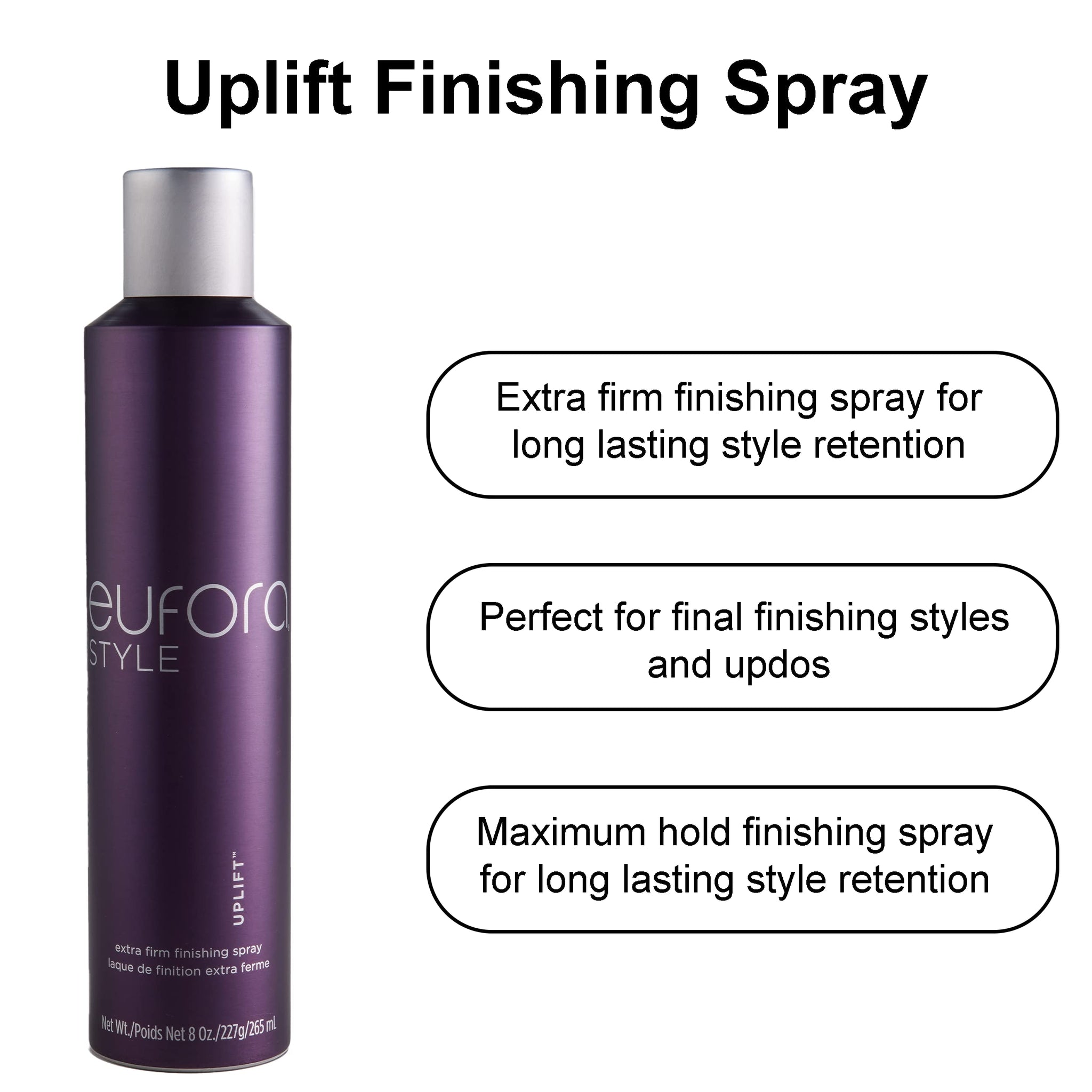 Eufora Uplift Finishing Spray 8 oz