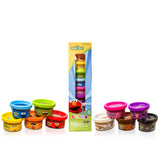 Sesame Street 10-Pack Dough | Sesame Street Mold & Create Dough | Elmo, Cookie Monster, Big Bird & More | 1oz Can | Multi-color 