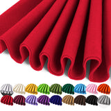 Red Felt Fabric 36 x 36 (1 Square Yard), Soft 1.6mm Thick Felt Sheets for Craft Sewing Patchwork DIY Art Projects Decorations