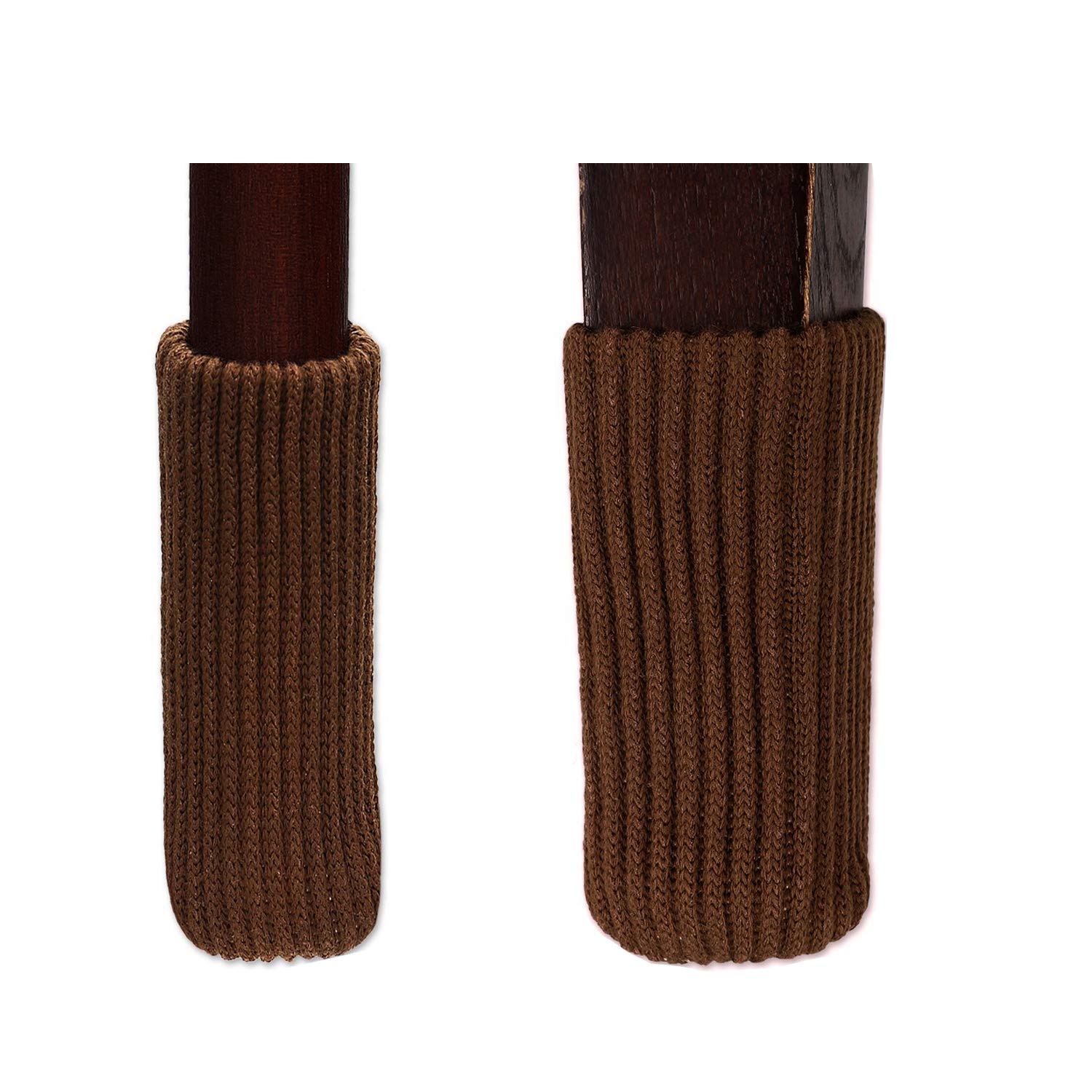 TEKEFT 20 pcs Knitting Wool Furniture Socks Chair Leg Socks Furniture Sliders That Protect Hardwood Floors from Scratches Socks 