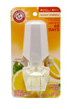Arm & Hammer Plug in Scented Oil Starter Kit, Warmer with Night Light + 1 Refill, Lemon Verbena, Eco Friendly, Air Freshener Ess