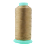 Mandala Crafts Size 92 280D T90 Bonded Nylon Thread - Khaki 1100 YDs Tex 90 Heavy Duty Sewing Threads for Leather, Jeans, Weavin