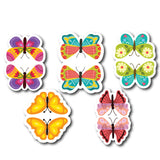 woopme Set of 5 Decorative Butterfly Magnetic Bookmark for Book Lovers Readers Students Gift Magnetic Page Clips Folding