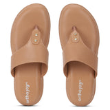 Ortho Joy Doctor Fancy Slipper For Women || Orthopedic Women'S Fancy Slippers For Women,Beige,4,B0CQCW56RZ