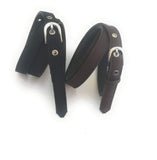 Generic WomenS Xxxl Oversize Plus Size Denim Material Jeans Belts Black And Brown 2Pcs