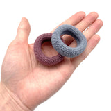 12 PCS Large Thick Hair Bands Seamless Cotton Hair Ties Ponytail Holders Headband for Thick Heavy and Curly Hair, Hair Ties for