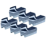 Whiteboard Eraser, Peel Away Layers, 5 Felt, Pack of 6