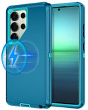 I-HONVA for Samsung Galaxy S25 Ultra Case [Compatible with MagSafe] Shockproof 3-Layer Full Body Protection [Without Screen Prot