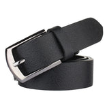 Gazania Genuine Leather Belt For Men Stylish Design (32 Inch, Black)