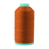 Mandala Crafts Size 46 210D T45 Bonded Nylon Thread - Burnt Orange 2843 YDs Tex 45 Heavy Duty Sewing Threads for Leather, Jeans,