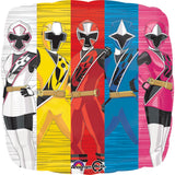 Mayflower 17 Anagram Steel Foil Balloon Power Ranger Ninja, Multicolor