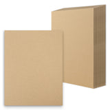 Golden State Art, 10 pack 8.5x11 Corrugated Cardboard Sheets Cardboard Inserts Flat Cardboard Layer Pads for Packing, Mailing or