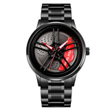 Tick Tryst Stylish Analogue Wheel Rolling Wrist Watch Men'S, 360 Degree Rotating Dial (Aw-F4)