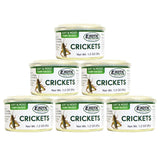 Canned Crickets 1.2 (6 Pack) - Healthy High Protein Insect Treat - Hedgehogs, Sugar Gliders, Reptiles, Wild Birds, Chickens, Liz
