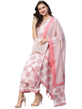 Gosriki Women'S Cotton Blend Straight Printed Kurta With Palazzo & Dupatta (Chhapa-Pink-Nw-Gs_Xxl_Pink_Xx-Large),Pink,2,B0C55JCGGW