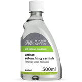Winsor & Newton Professional Artists Retouching Varnish, 500ml (16.9oz) Bottle