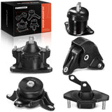 A-Premium 5PCS Engine Motor Mount and Transmission Mount Set Compatible with Honda Accord 2008-2012, Crosstour 2012-2015 & Acura