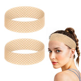 TIESOME Adjustable Silicone Wig Headband Grip, 2 PCS Wig Grip Band Adjustable Elastic Fixed Non Slip Wig Straps Women Men Wig Ba