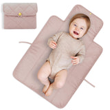 Portable Diaper Changing Pad - Soft and Easy to Clean Diaper Changing Mat for Babies - The Perfect Lightweight and Foldable Pad 