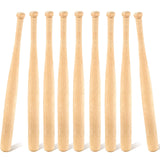 Marsui 36 Pack Unfinished Mini Baseball Bat 8 Inch Unpainted Wood Baseball Bats for Painting Keychain Action Figures DIY Craft P
