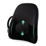 ObusForme Wideback Backrest Support - Wide Padded Seat Cushion and Lumbar Support Pillow, Portable Posture Support with Soft and