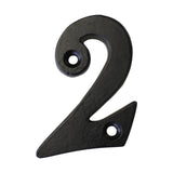 RCH Hardware NOIR53050 Iron House Number, 2 Inch, Black