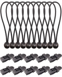 BINCKIN Tarp Clips Heavy Duty Lock Grip - 20 Pcs Tent Clip, Tarp Clamp, Tarp Hold Down Clips, Awning Tarp Clip for Canopy (Black