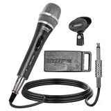5 CORE Professional Dynamic Unidirectional Vocal Microphone with Steel Mesh Grille, Neodymium Cardioid Pickup, XLR Connectivity,