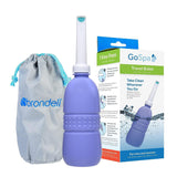Brondell GoSpa Travel Bidet GS70 Easytouse Portable Bidet with Convenient Nozzle Storage, Travel Bag, 400 ml Capacity, and An