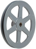 TB Woods BK5234 FHP Boredtosize VBelt Sheave, B Belt Section, 1 Groove, 3/4 Bore, Cast Iron, 4.95 OD, 5060 max rpm